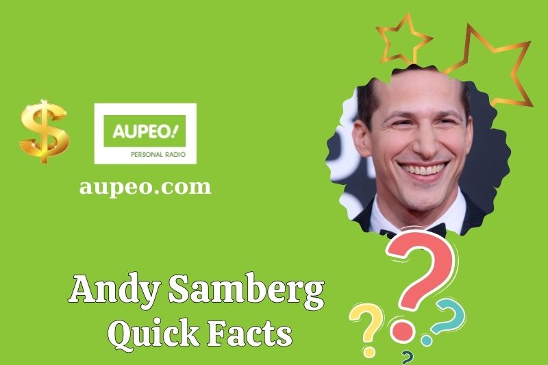 Andy Samberg Quick Facts