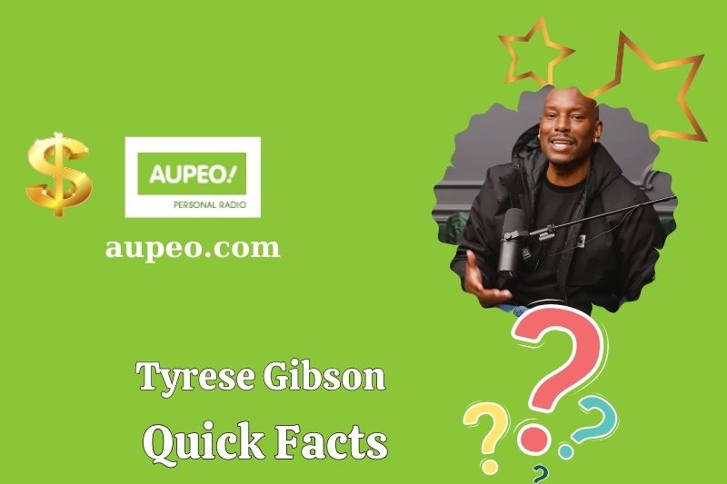 Tyrese Gibson Quick Facts