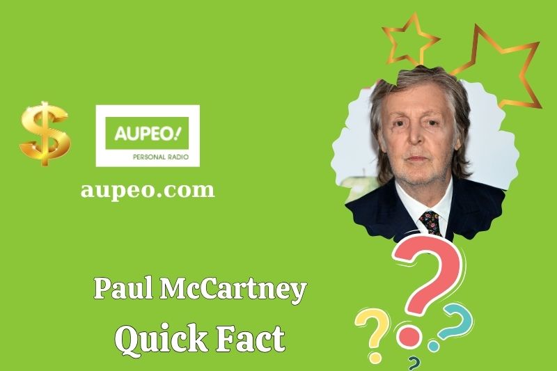 Paul McCartney Quick Facts Paul McCartney Quick Facts